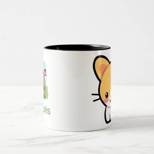 SuperPets offizielle Kitty-Tasse Zweifarbige Tasse (Mittel)