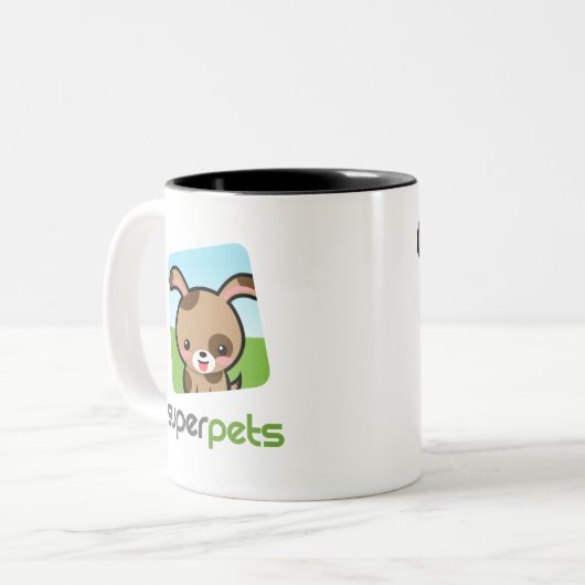 SuperPets offizielle Welpen-Tasse Zweifarbige Tasse