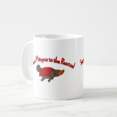 SuperPlatypus Kaffeetasse (Vorderseite Links)