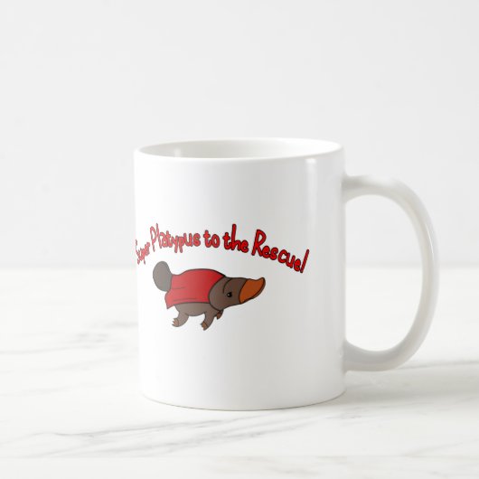 SuperPlatypus Kaffeetasse (Rechts)