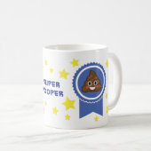 SuperPooper Preis Emoji Poo Tasse (VorderseiteRechts)