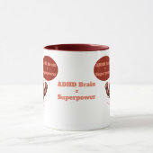 Superpower des ADHD-Gehirns Tasse (Zentrum)