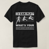 Superpower Jumping Triple Jumper Track and Field L T-Shirt (Design vorne)