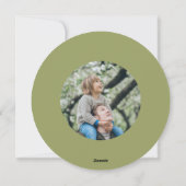 Superpower Superdad | Vatertagskarte Feiertagskarte (Rückseite)