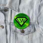 Superpower-Taste für den Lyme-Krankheitskrieger Button (Beispiel)