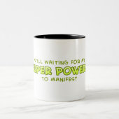 SuperPower Zweifarbige Tasse (Mittel)