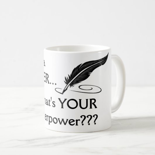 Superpowered Verfasser Kaffeetasse (VorderseiteRechts)