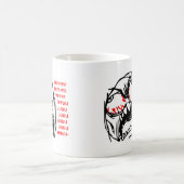 Superrasereigesicht meme rofl kaffeetasse (Mittel)