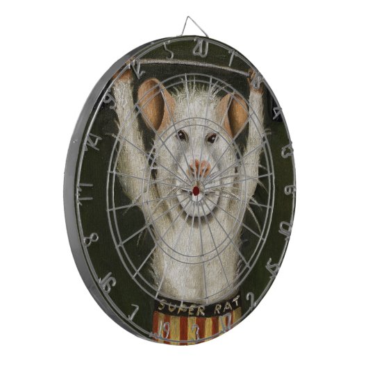 Superratte Dartscheibe (Vorderseite Links)