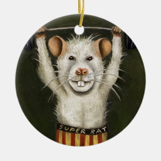 Superratte Keramikornament (Vorne)