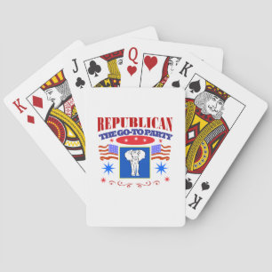 superrepublikanisches Party Spielkarten