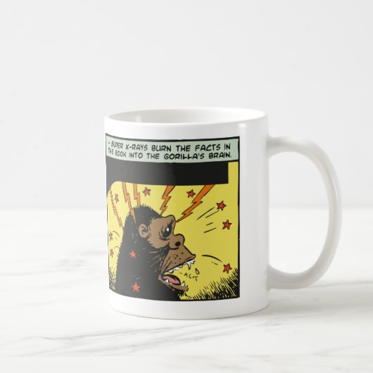 Superröntgenstrahlen und Gorilla-Tasse Kaffeetasse (Rechts)