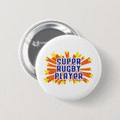 SuperRugby-Spieler Button (Vorne & Hinten)