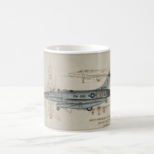 Supersabre Kaffee-Tasse F-100 Kaffeetasse (Mittel)