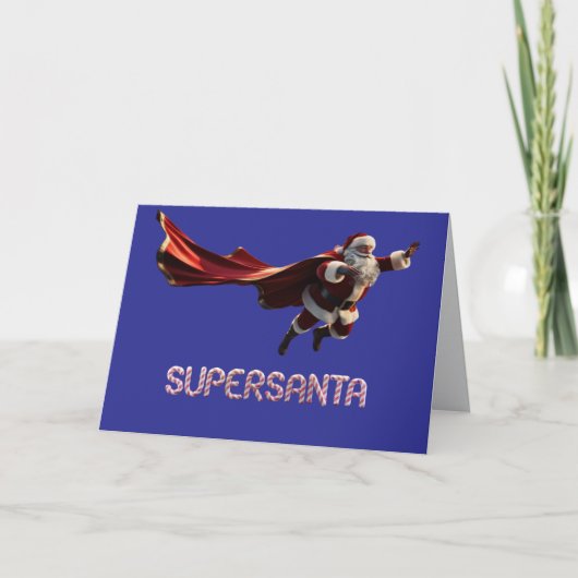 Supersanta Karte (Vorderseite)