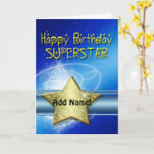 Supersar-Geburtstagskarte Karte (Gelbe Blume)