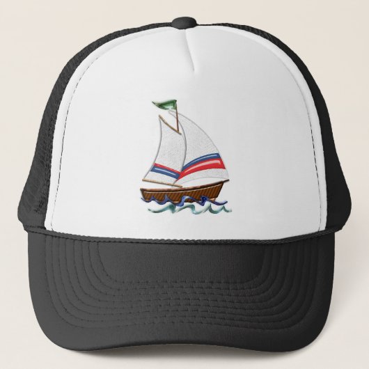 SuperSegelboot Truckerkappe (Vorderseite)