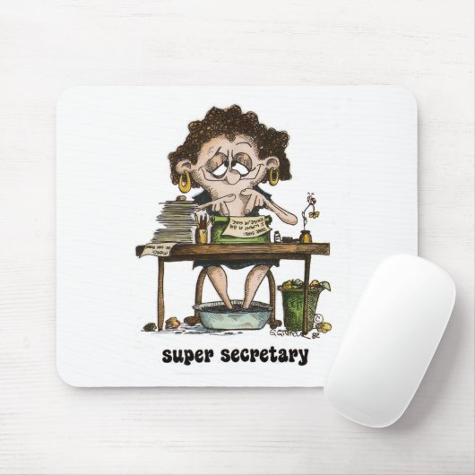 Supersekretär Mousepad (Mit Mouse)