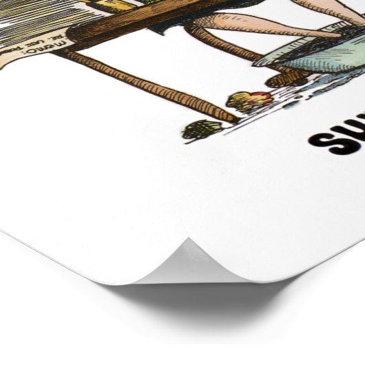 Supersekretär Poster (Ecke)