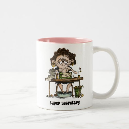 Supersekretär Zweifarbige Tasse (Rechts)