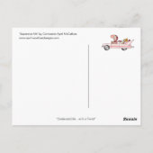 SUPERSIZE ME Postcard bis April McCallum Postkarte (Rückseite)