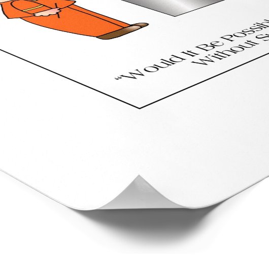 SUPERSIZE ME Poster von April McCallum (Ecke)