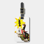 SuperSockMonkey Held Gepäckanhänger (Vorderseite vertikal)