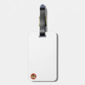 SuperSockMonkey Held Gepäckanhänger (Rückseite vertikal)