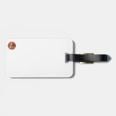 SuperSockMonkey Held Gepäckanhänger (Rückseite horizontal)