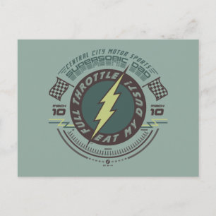 Supersonaler Vater - Motor-Sport in der Innenstadt Einladungspostkarte