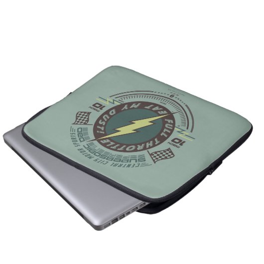 Supersonaler Vater - Zentralstädtmotorsport Laptopschutzhülle (Vorne Knopf)