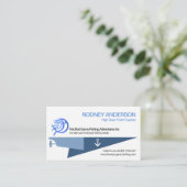 Supersonan Yacht Marine Game Fishing Visitenkarte (Stehend Vorderseite)