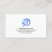 Supersonan Yacht Marine Game Fishing Visitenkarte (Rückseite)