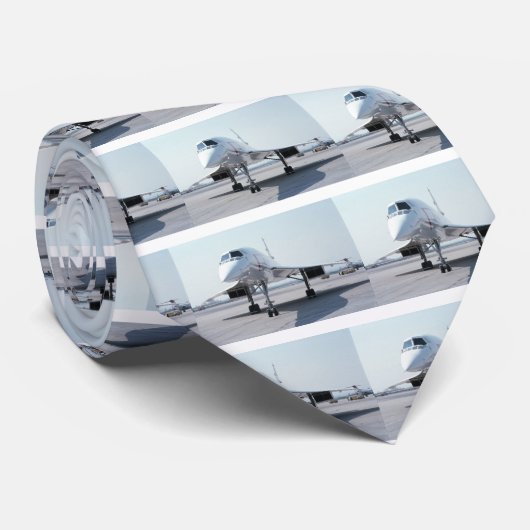 Supersonic Concorde Krawatte (Gerollt)