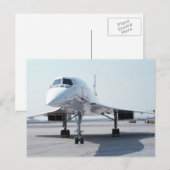 Supersonic Concorde Postkarte (Vorne/Hinten)