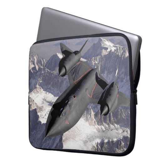 Supersonic Fighter Jet Laptopschutzhülle (Vorderseite Links)