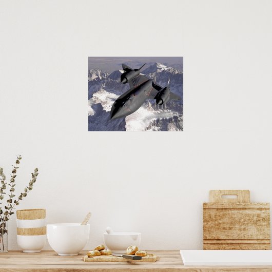 Supersonic Fighter Jet Poster (Küche)