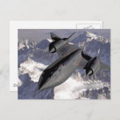 Supersonic Fighter Jet Postkarte (Vorne/Hinten)