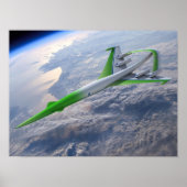 Supersonic Green Machine Poster (Vorne)