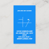 Supersonic Visitenkarte (Rückseite)