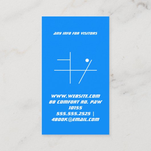 Supersonic Visitenkarte (Rückseite)