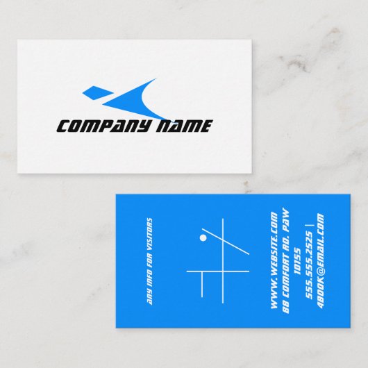 Supersonic Visitenkarte (Vorne/Hinten)