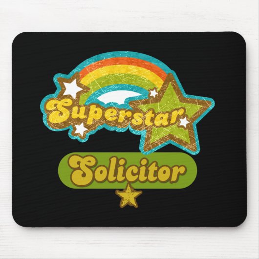 Superstar-Anwalt Mousepad (Vorne)