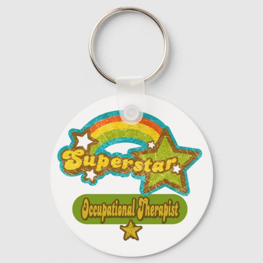 Superstar-Arbeitstherapeut Schlüsselanhänger (Vorderseite)