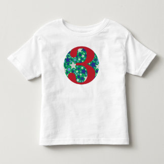 Superstar blau/Grün 3 Kleinkind T-shirt