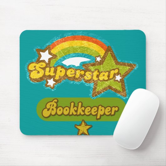 Superstar-Buchhalter Mousepad (Mit Mouse)