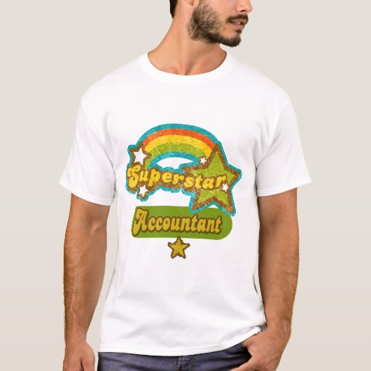 Superstar-Buchhalter T-Shirt (Vorderseite)