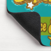 Superstar-Büro-Assistent Mousepad (Ecke)