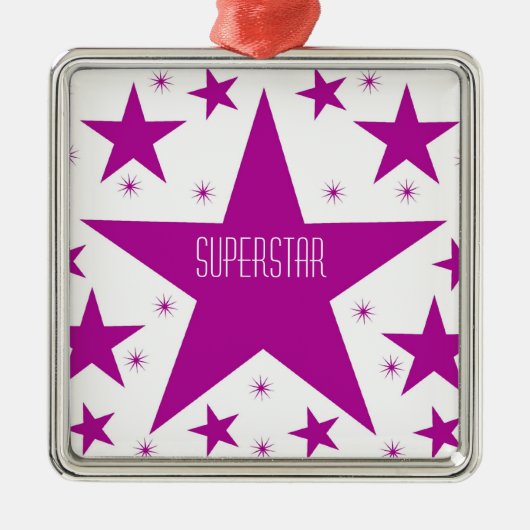 Superstar Collection Premium Square Ornament (Vorne)