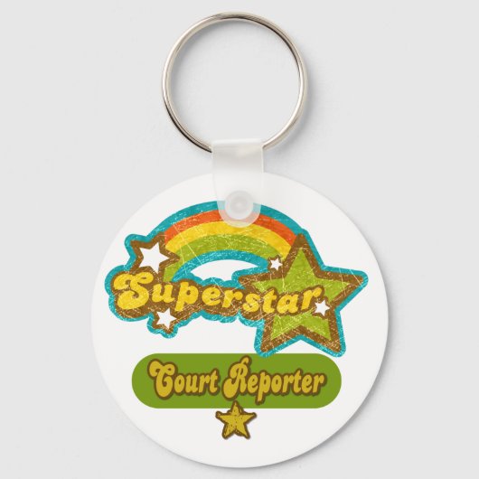 Superstar Court Reporter Schlüsselanhänger (Vorderseite)